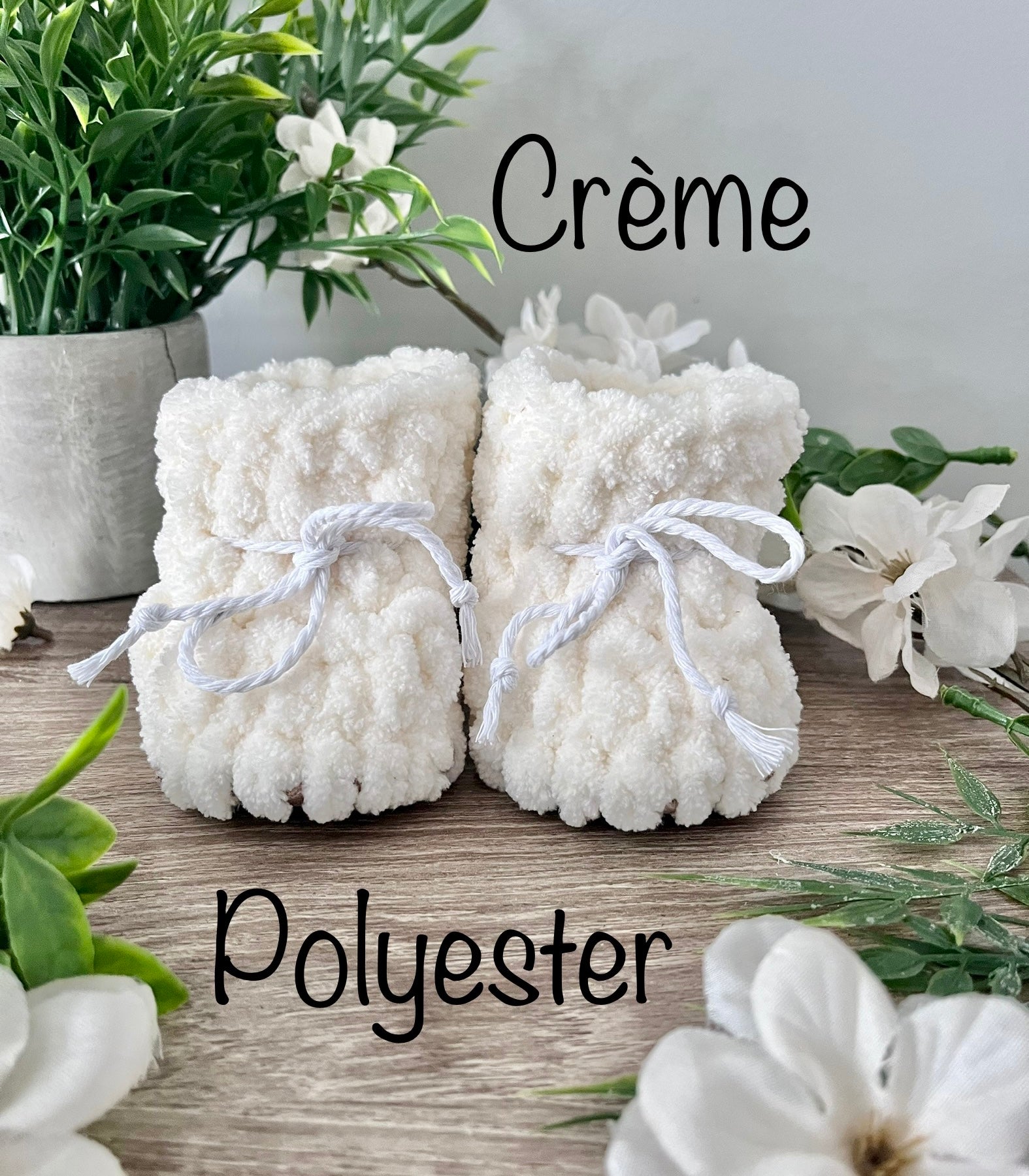 Bonnet au crochet polyester