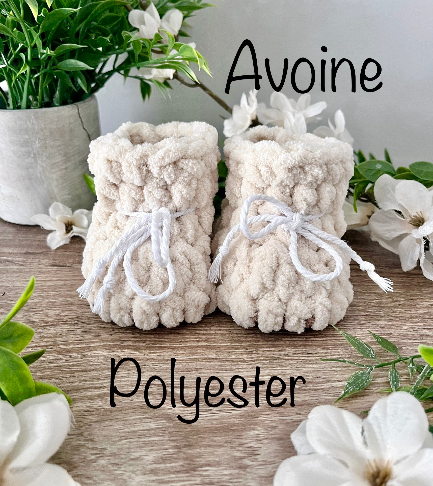 Pantoufles 2 à 6T en polyester