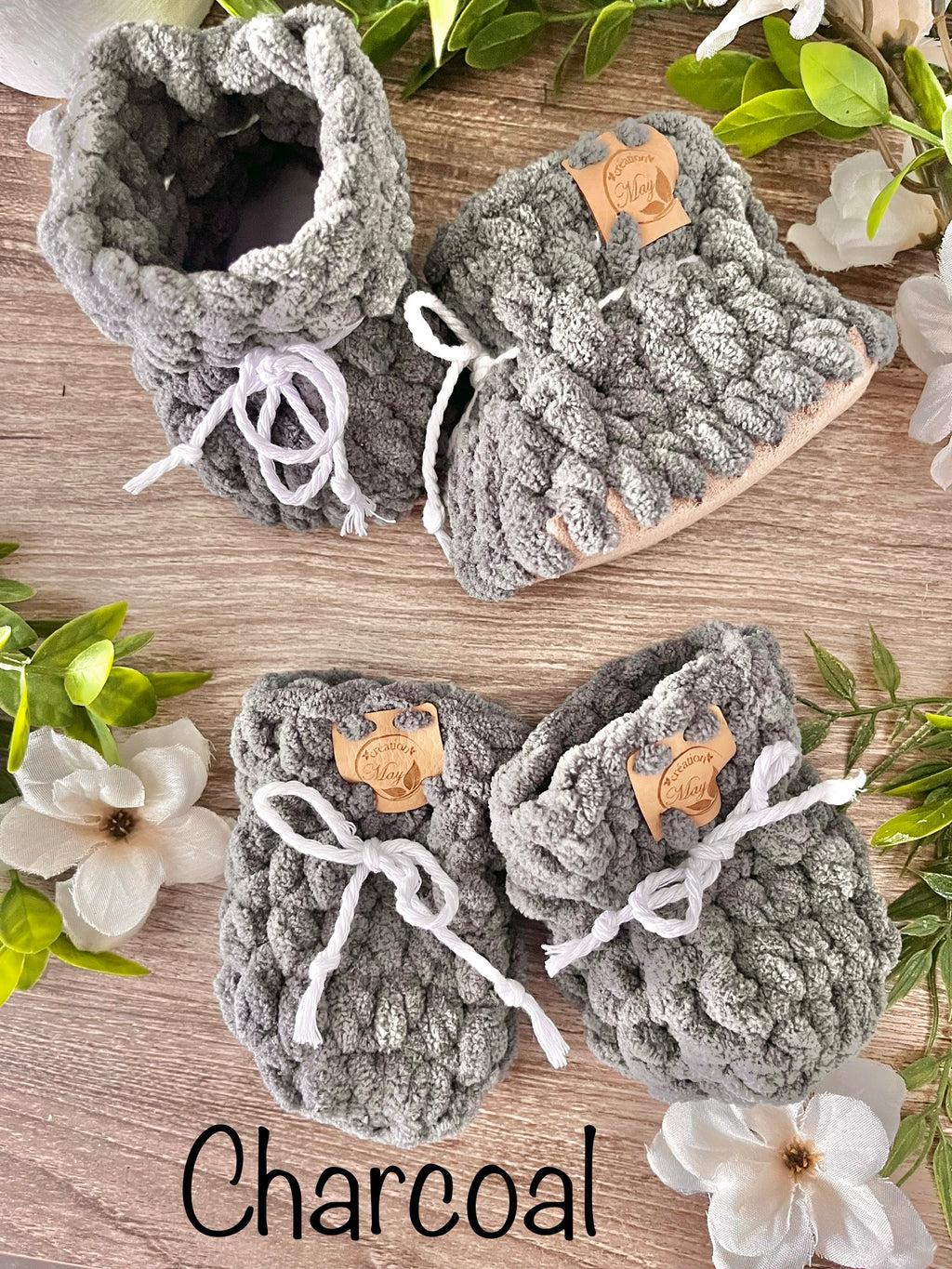 Duo pantoufles et mitaines pour BÉBÉ en polyester AVEC FOURRURE