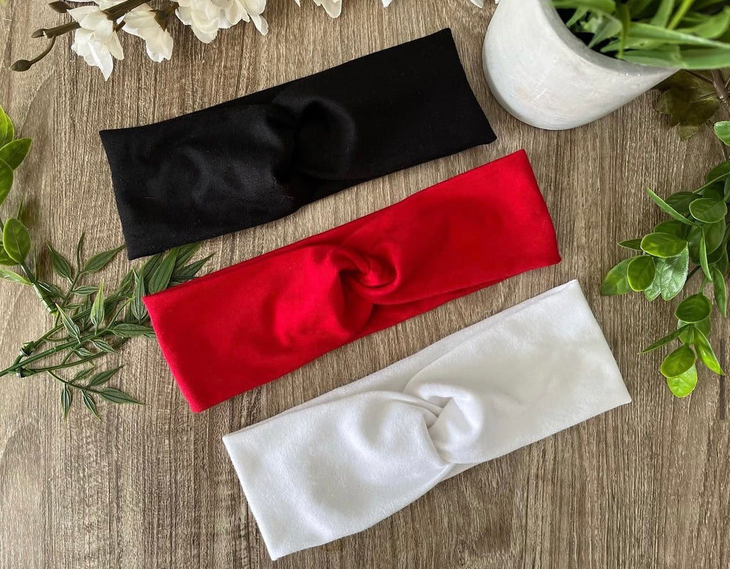 Bandeau twist - Couleur unie