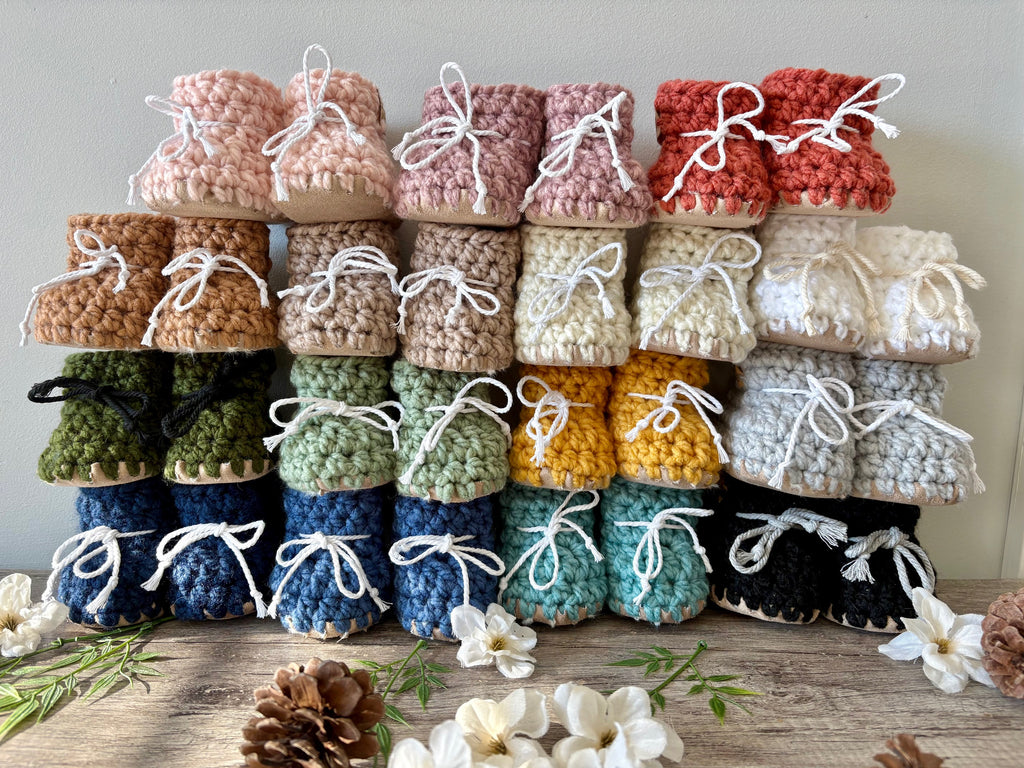 Pantoufles pour BÉBÉ en laine standard