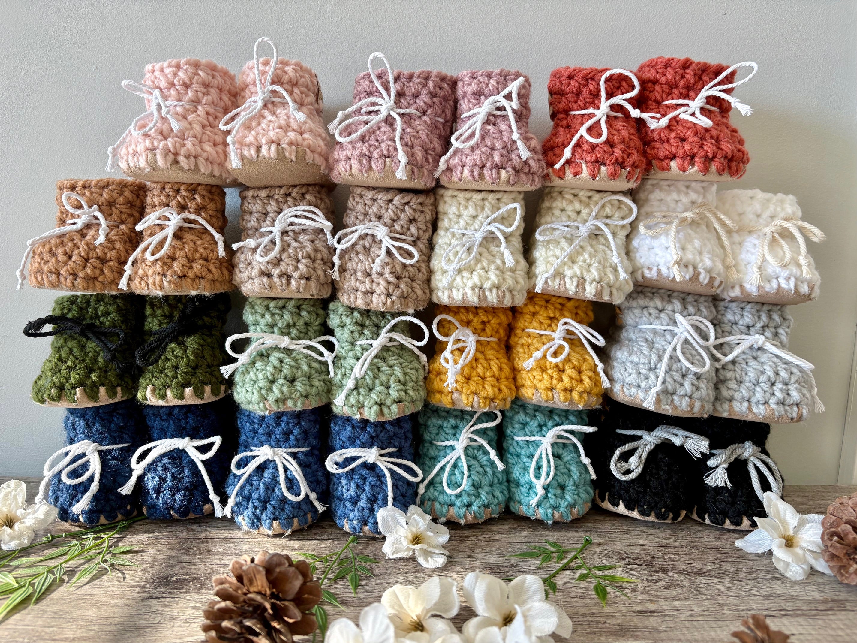 Pantoufles pour BÉBÉ en laine standard