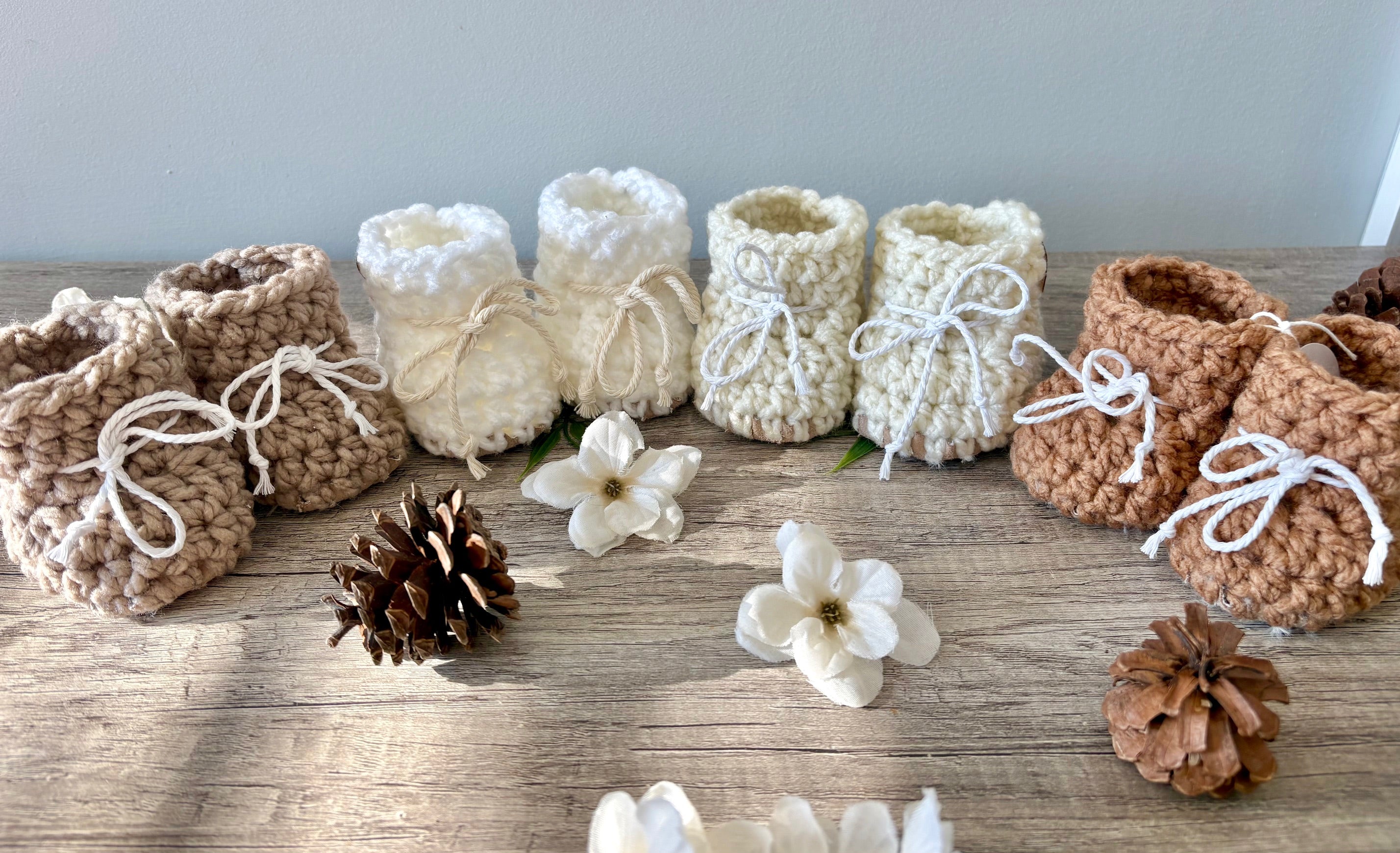 Pantoufles pour BÉBÉ en laine standard