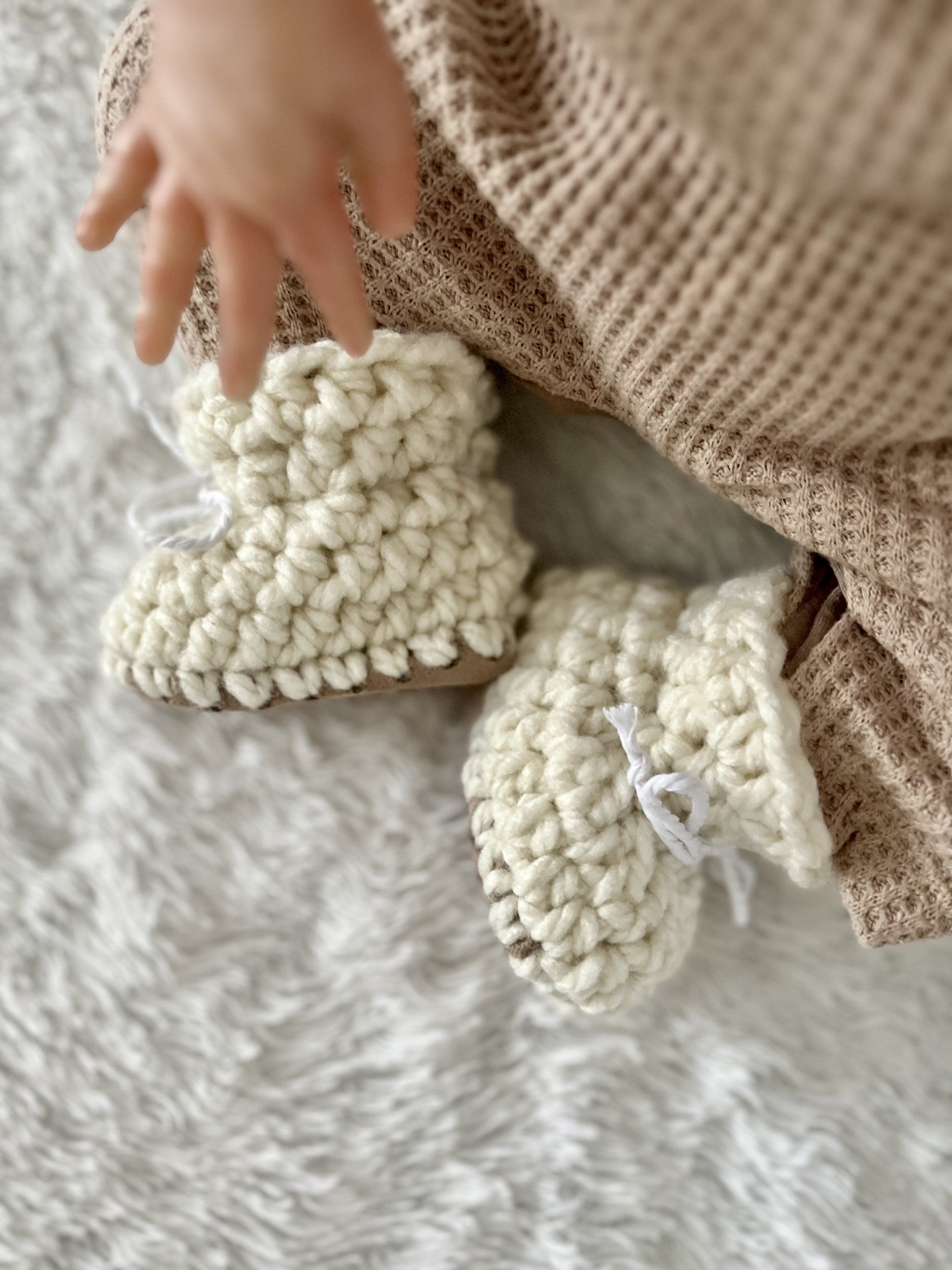 Pantoufles pour BÉBÉ en laine standard