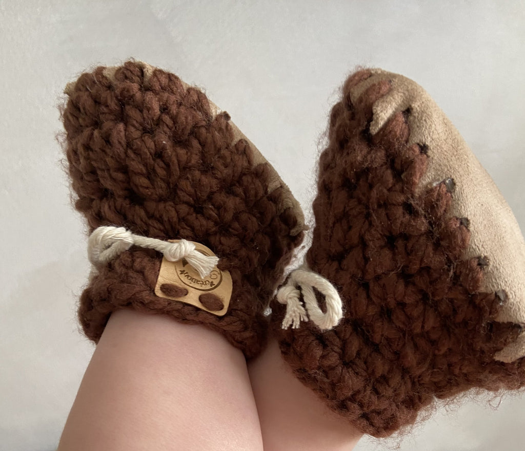 Pantoufles pour BÉBÉ en laine standard