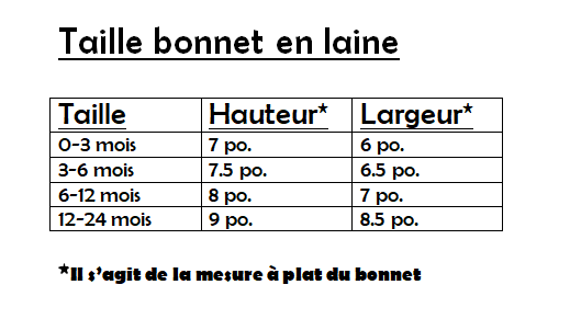 Bonnet au crochet polyester